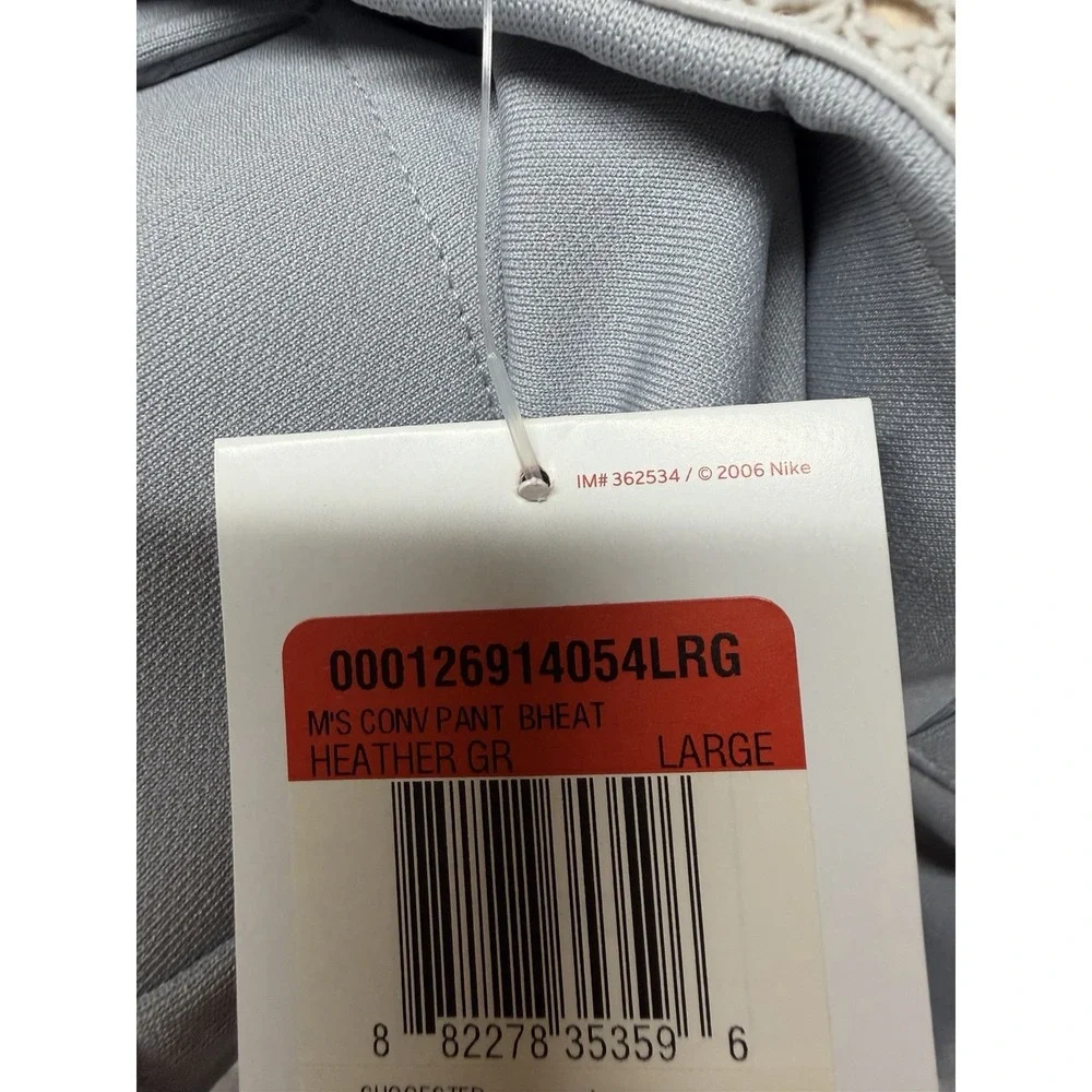 Nike Vapor Prime Baseball Pants Mens Sz L Gray Black Swoosh Athletic Stretch New